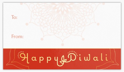 A happy diwali india white red design for Holiday
