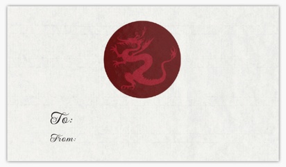 A dragon gray red design for Animals