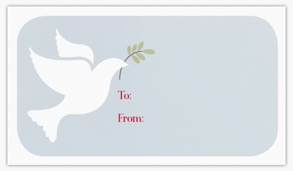 A peace dove gray white design for Christmas