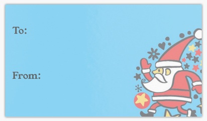 A 3 pictures merry christmas blue gray design for Holiday