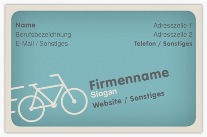 Designvorschau für Designgalerie: Standard-Visitenkarten Fahrradladen, Standard (85 x 55 mm)