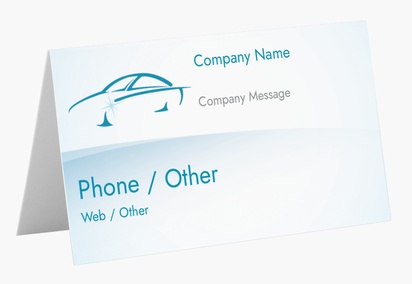 Design Preview for Design Gallery: Mechanics & Auto Body Folded Business Cards