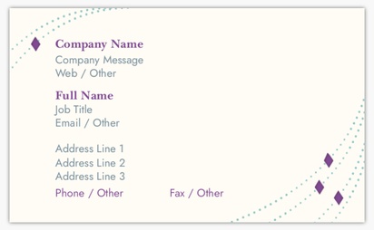 Design Preview for Templates for Information & Technology Standard Name Cards , Standard (91 x 55 mm)