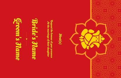 Design Preview for Design Gallery: Bold & Colourful Wedding Invitations