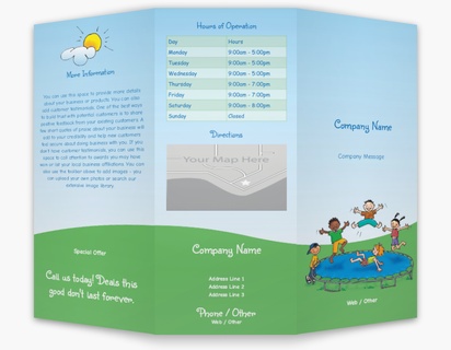 Design Preview for Design Gallery: Summer Custom Brochures, 8.5" x 11" Tri-fold