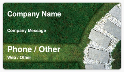 Design Preview for Design Gallery: Landscaping & Gardening Business Card Stickers