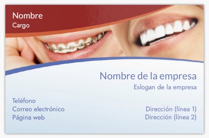 Vista previa del diseño de Galería de diseños de tarjetas de visita extragruesas para dentistas, Standard (85 x 55 mm)