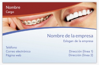 Vista previa del diseño de Galería de diseños de tarjetas de visita standard para dentistas, Standard (85 x 55 mm)
