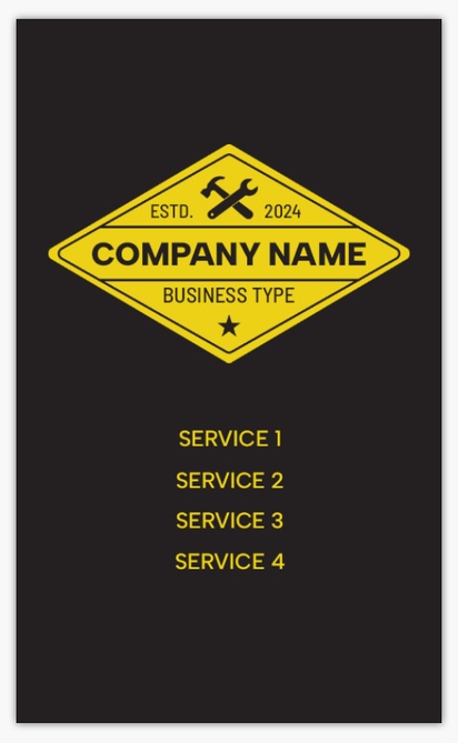 Design Preview for Design Gallery: Plumbing Standard Business Cards, Standard (91 x 55 mm)