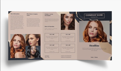 Design Preview for Design Gallery: Cosmetics & Perfume Folded Leaflets, Tri-fold A4 (210 x 297 mm)