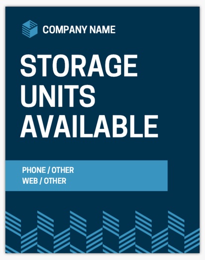 Design Preview for Removals & Storage Posters Templates, 22" x 28"