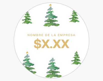 Un navidad 2023 árbol de navidad diseño blanco verde para Navidad