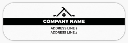 Design Preview for Design Gallery: Roofing Return Address Labels