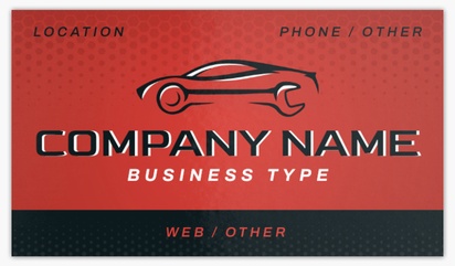 Design Preview for Automotive & Transportation Glossy Business Cards Templates, Standard (3.5" x 2")