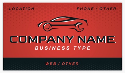 A auto auto repair red black design