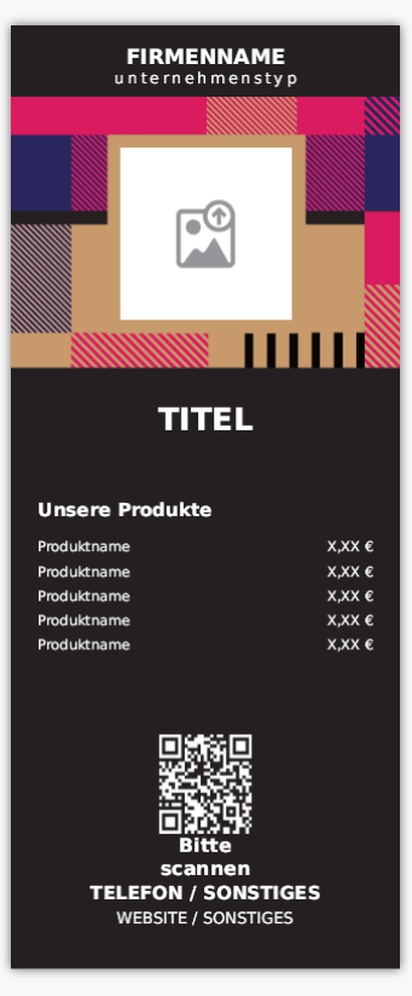 Designvorschau für Designgalerie: Roll-Up-Banner Muster & Texturen, 85 x 206 cm Economy