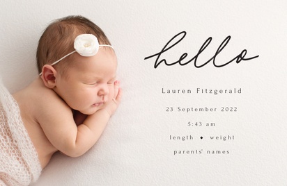 Design Preview for Design Gallery: Modern & Simple Invitations and Announcements, Flat 11.7 x 18.2 cm