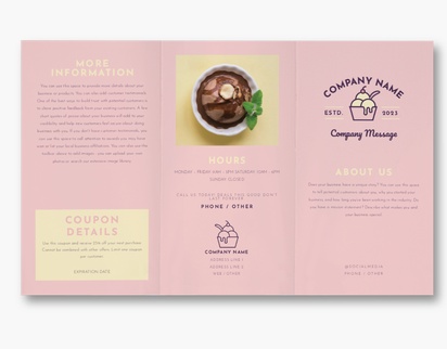 Design Preview for Design Gallery: Ice Cream & Food Trucks Custom Brochures, 8.5" x 14" Tri-fold