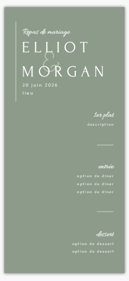 Aperçu du graphisme pour Galerie de modèles : menus