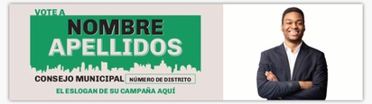 Un concejo municipal elección diseño gris verde para Ocasión con 1 imágenes