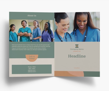 Design Preview for Design Gallery: Medical Professionals Folded Leaflets, Bi-fold A5 (148 x 210 mm)