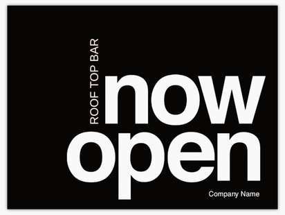 A open new store black white design for Modern & Simple