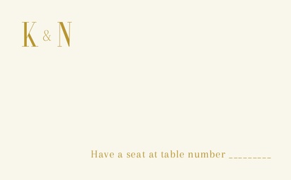 Design Preview for Design Gallery: Modern Place Cards, Standard (91 x 55 mm)