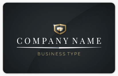 Design Preview for Modern & Simple Plastic Business Cards Templates, White