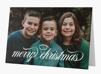 Design Preview for Personalised Christmas Cards, Rectangular 18.2 x 11.7 cm