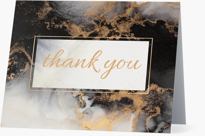 Design Preview for Thank You Cards: Examples and Templates, Folded 10.7 x 13.9 cm