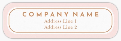 Design Preview for Design Gallery: Nail Salons Return Address Labels