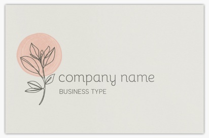 Design Preview for Design Gallery: Florists Metallic Business Cards