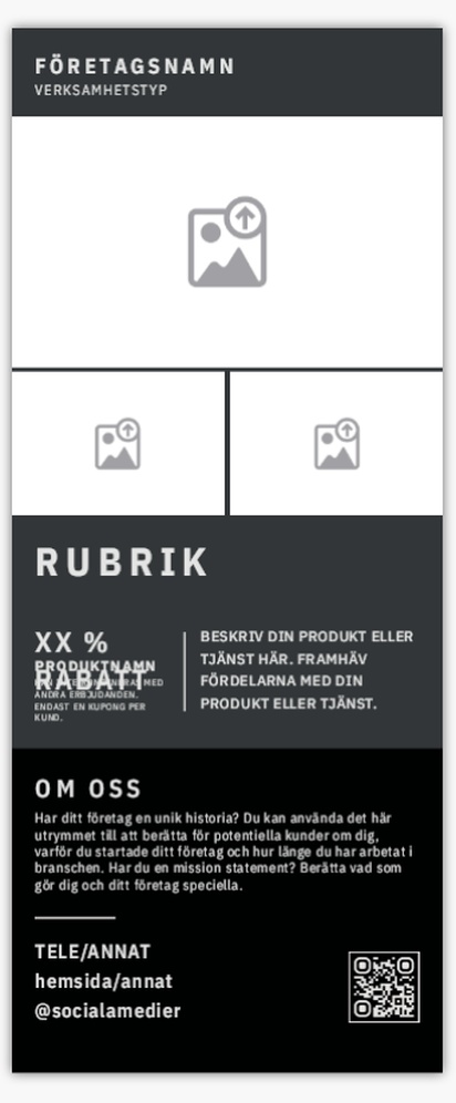 Förhandsgranskning av design för Designgalleri: Konservativt Roll-ups, 85 x 206 cm Premium 