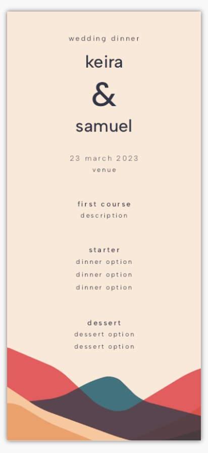 Design Preview for Design Gallery: Rustic Dinner Menus