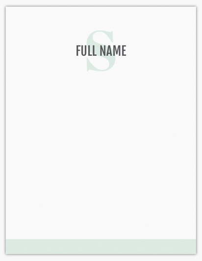 Design Preview for Design Gallery: Minimal Note Cards, Flat 10.7 x 13.9 cm