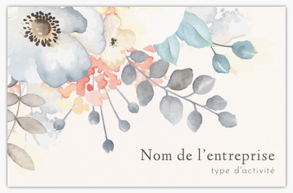 Aperçu du graphisme pour Galerie de modèles : cartes de visite ultra épaisses pour fleuriste, Standard (85 x 55 mm)