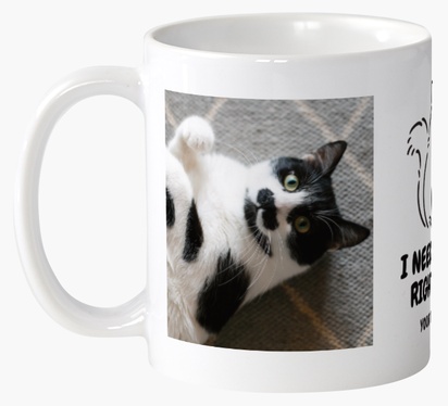 Design Preview for Design Gallery: Pets Custom Mugs, Wrap-around
