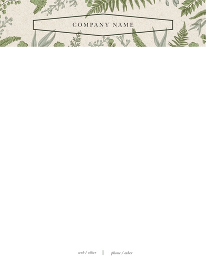 Design Preview for Design Gallery: Florals & Greenery Notepads, 8.5" x 11"