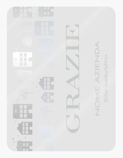Anteprima design per Galleria di design: Adesivi su foglio per Settore immobiliare, 10 x 7,5 cm Rettangolare arrotondata