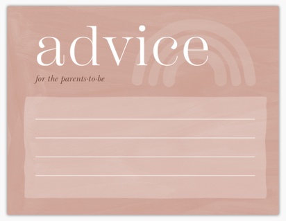 A rainbow advice pink design for Type