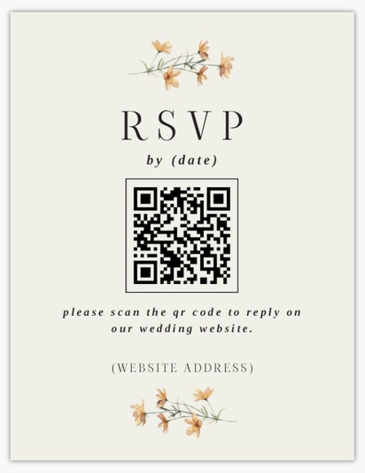 Design Preview for Design Gallery: RSVP Cards, 13.9 x 10.7 cm