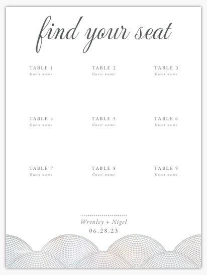 Design Preview for Foam Board Wedding Signs, 18" X 24"