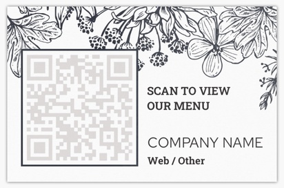 Design Preview for Design Gallery: Restaurants Ultra-Thick Business Cards, Standard (85 x 55 mm)