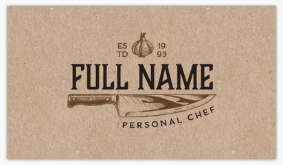 A private chef knife gray design