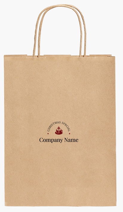Design Preview for Design Gallery: Coffee Shops Paper Bags, 27.5 x 20.5 x 11 cm