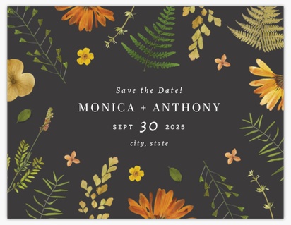 A wedding pressed greenery gray brown design for Floral