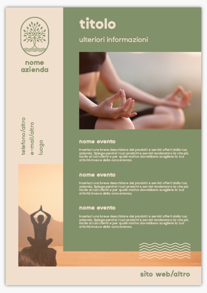 Anteprima design per Galleria di design: manifesti pubblicitari per yoga e pilates, A3 (297 x 420 mm) 