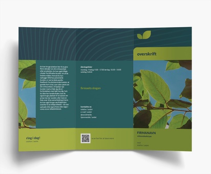 Forhåndsvisning af design for Designgalleri: Landbrug  Brochurer, 3-fløjet DL (99 x 210 mm)