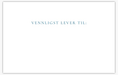 Forhåndsvisning av design for Designgalleri: Tradisjonell og klassisk Tilpassede konvolutter, 14.6 x 11 cm