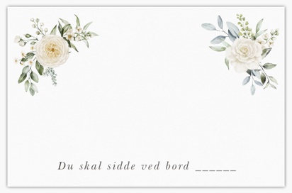 Forhåndsvisning af design for Designgalleri: Blomstret Bordkort